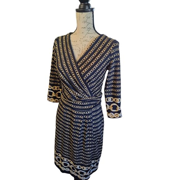 J.McLaughlin Dress Nautical Chains size Small - Picture 2 of 3